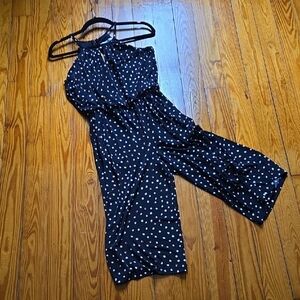 Polka Dot Halter Jumpsuit